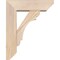Ekena Millwork Olympic Slat Smooth Bracket w/ Offset Brace, Douglas Fir, 5 1/2"W x 16"D x 20"H BKT0604X16X20OLY06SDF - alternate 3